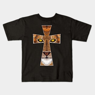 Lion cross Kids T-Shirt